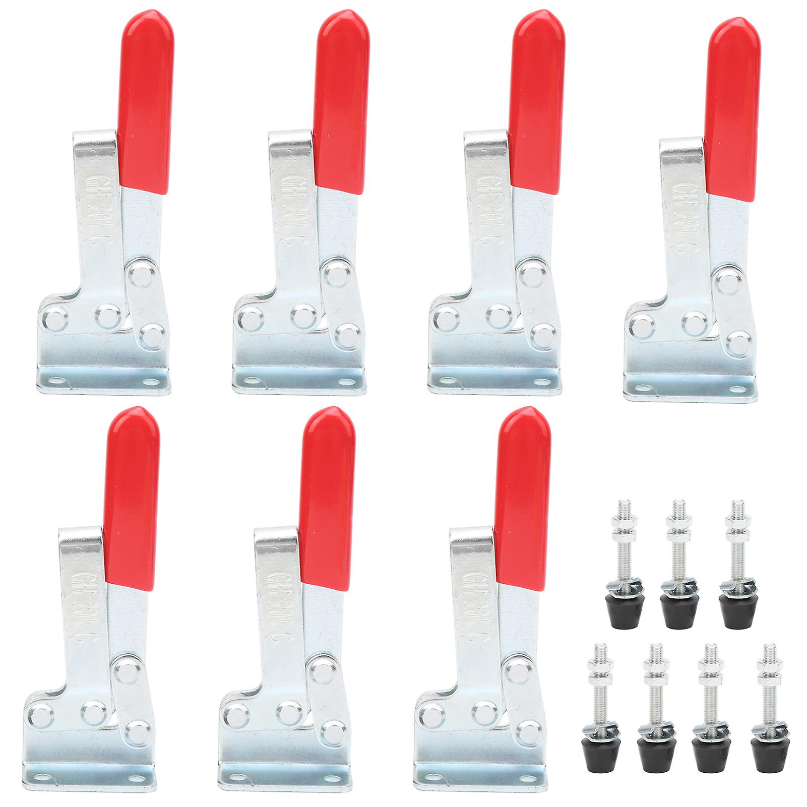 Risegun Workholding Tool Quick Toggle Clamp Set, High Strength Wear Resistant, Polished Hand Fixture Tool