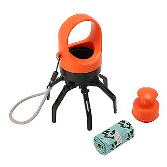 Dog Pooper Scooper Portable Built in Poop Bag Dispenser Efficient Safe Claw Poop Scooper for Dogs Pets Cats