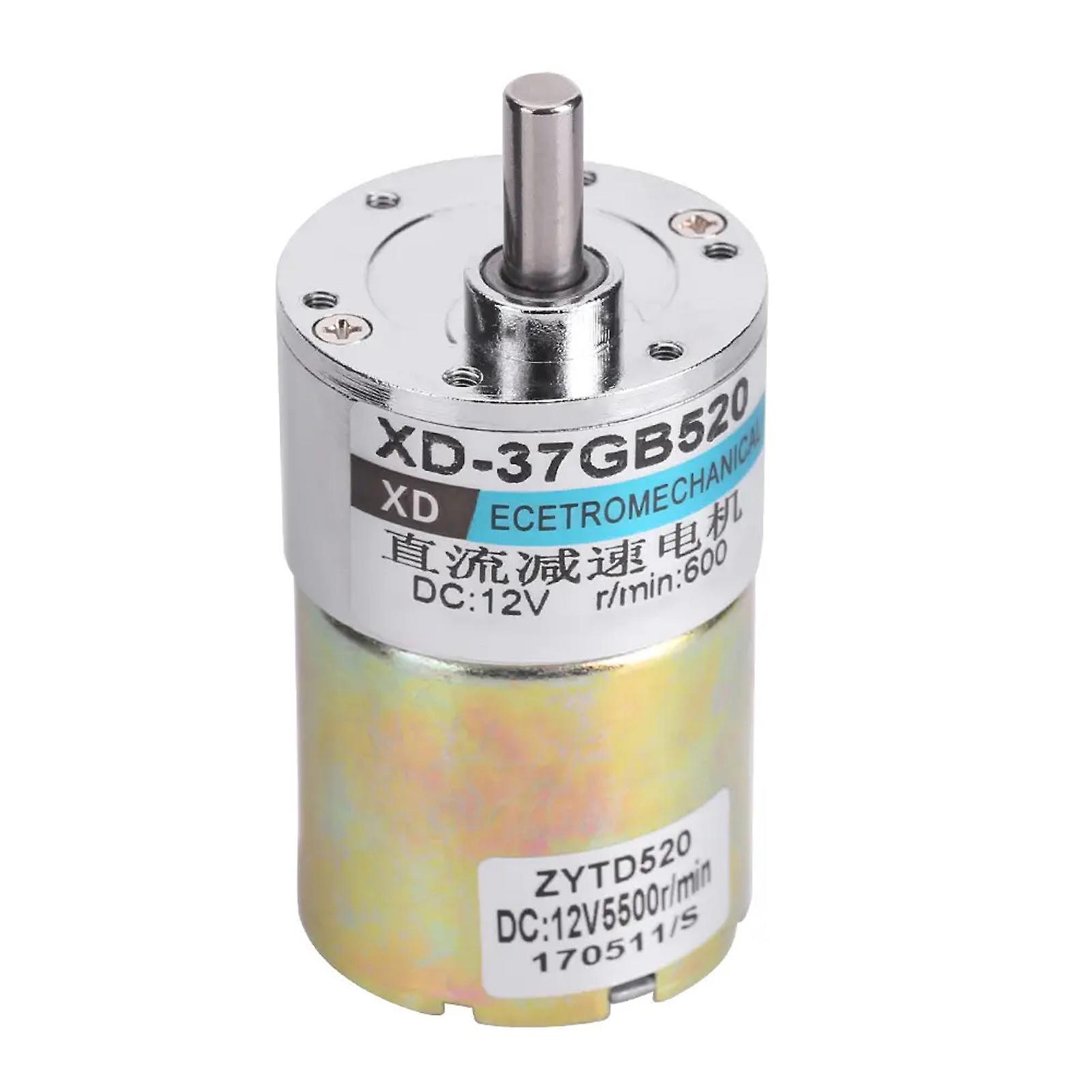 Micro Speed Reduction Gear Box Motor Compact Size Lightweight 37GB520 Universal Motors for Used in Electronic Lock