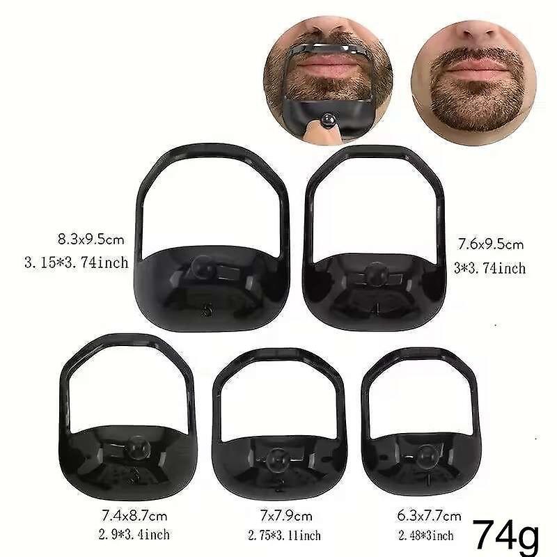 5pcs Men Beard Styling Tool - Goatee Shaving Template