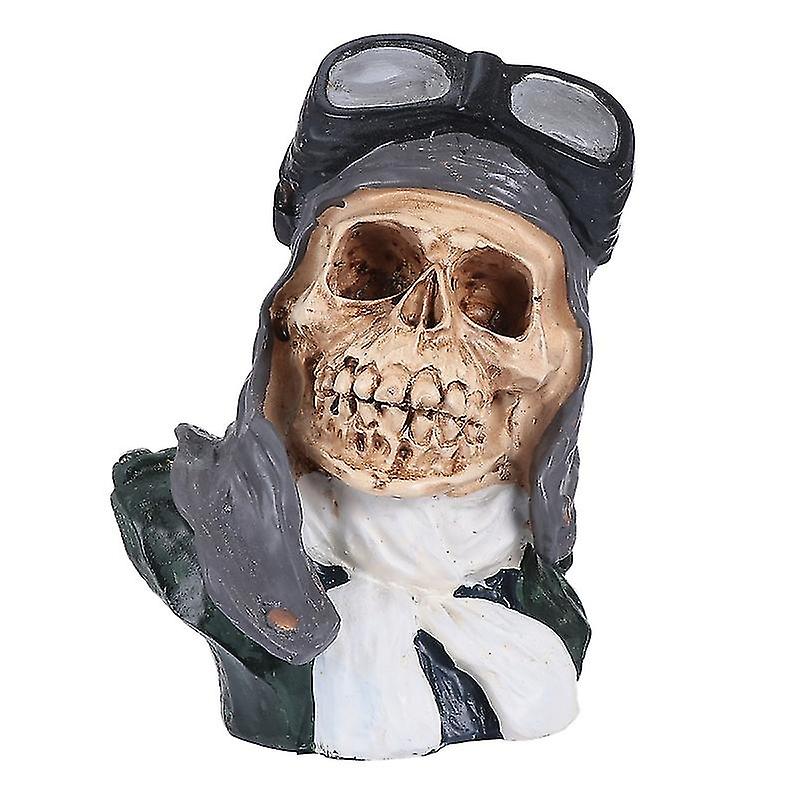 1pcs Resin Skull Decor For Halloween Decor