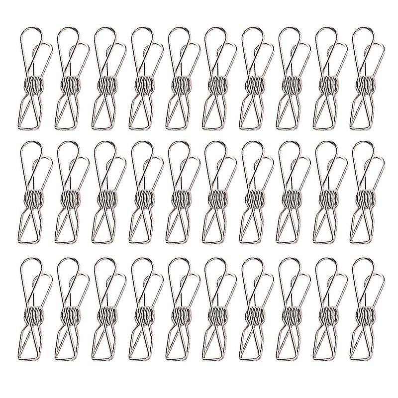 70pcs Solid Metal Wire Clip