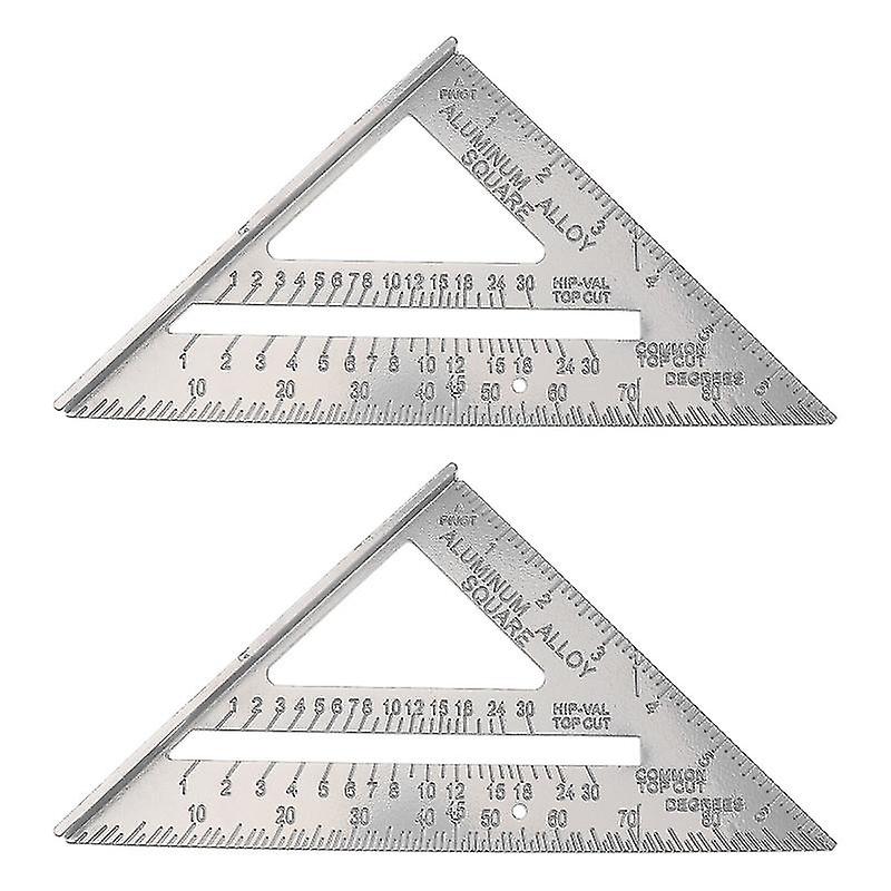 1pcs aluminium driehoek liniaal
