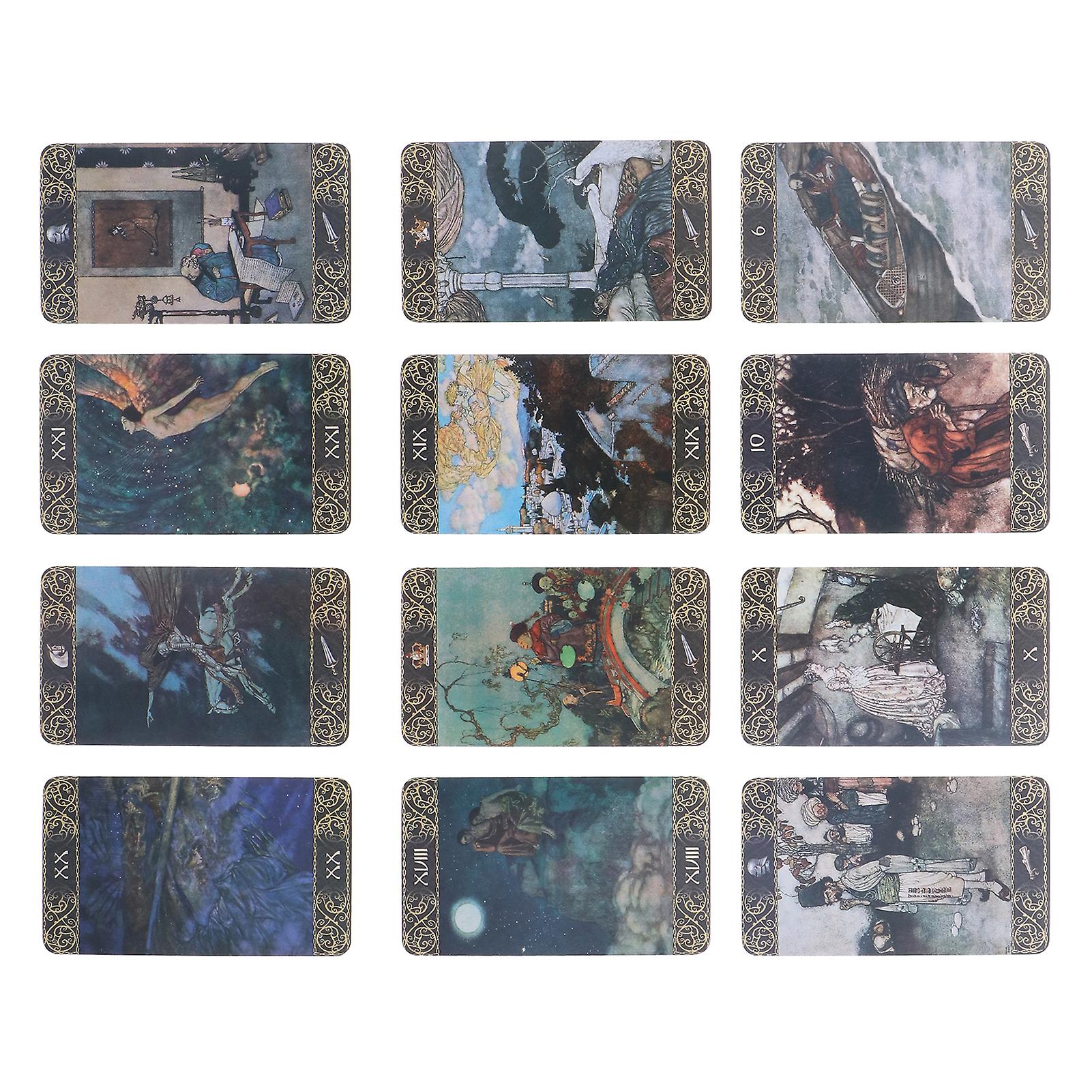 Unique Pattern Tarot Cards Deck 78pcs 103x60mm Future Game