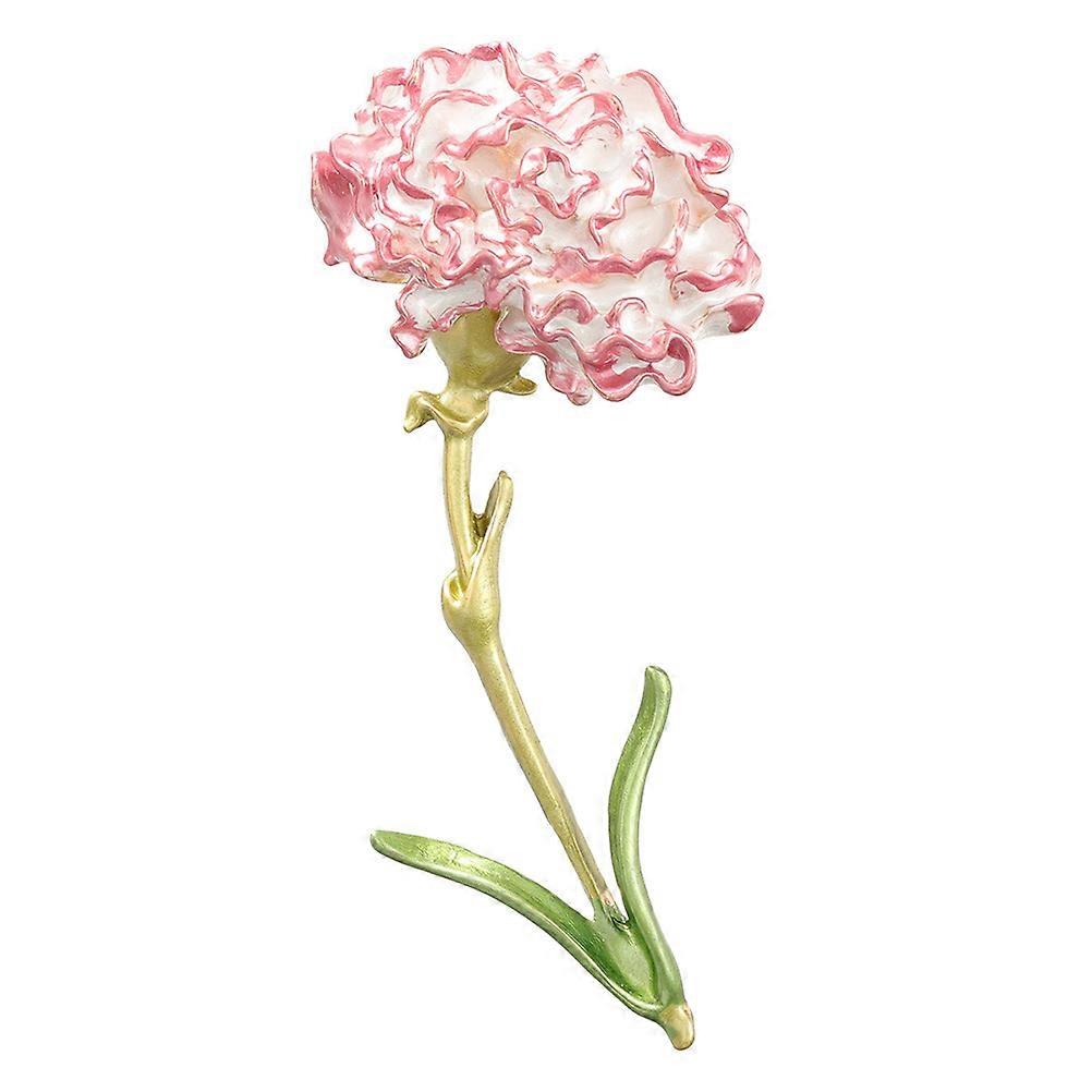 1pc Alloy Brooch Carnation Shape Brooch Corsage Decor Clothing Accessory