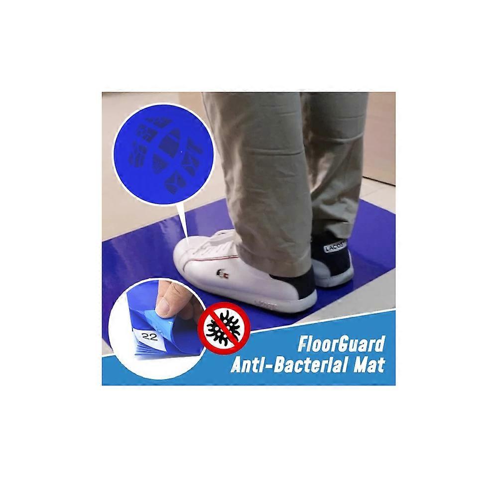 Purifying Detachable Dust Mat 60x90cm blue Adhesive Sticky Mat Floor Mat Dust Proof Sticky Mat Blue Sticky Mat for Construction Laboratories 60x90cm