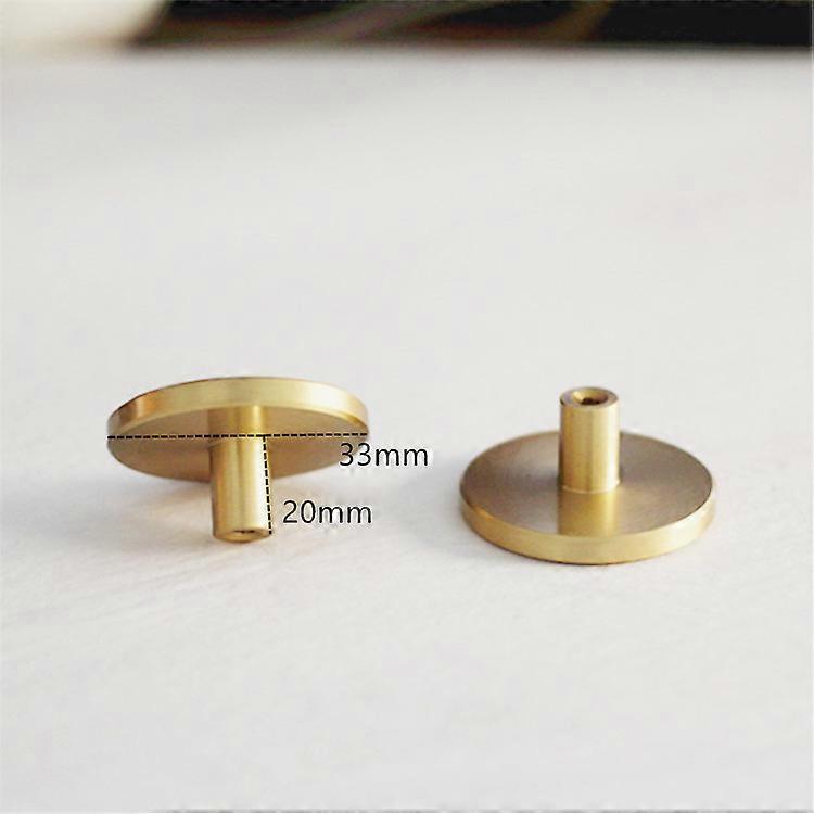 Set of 10 Pieces Brass Drawer Knobs, Furniture Knobs
