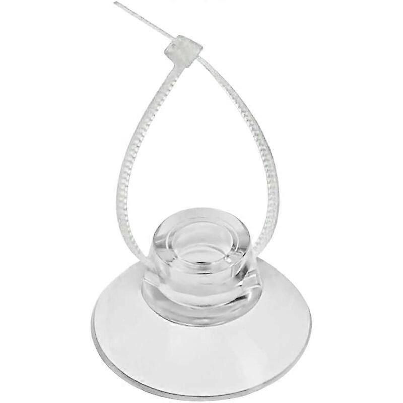 Pack of 20 suction cups with 10cm 20 adjustable zip ties
