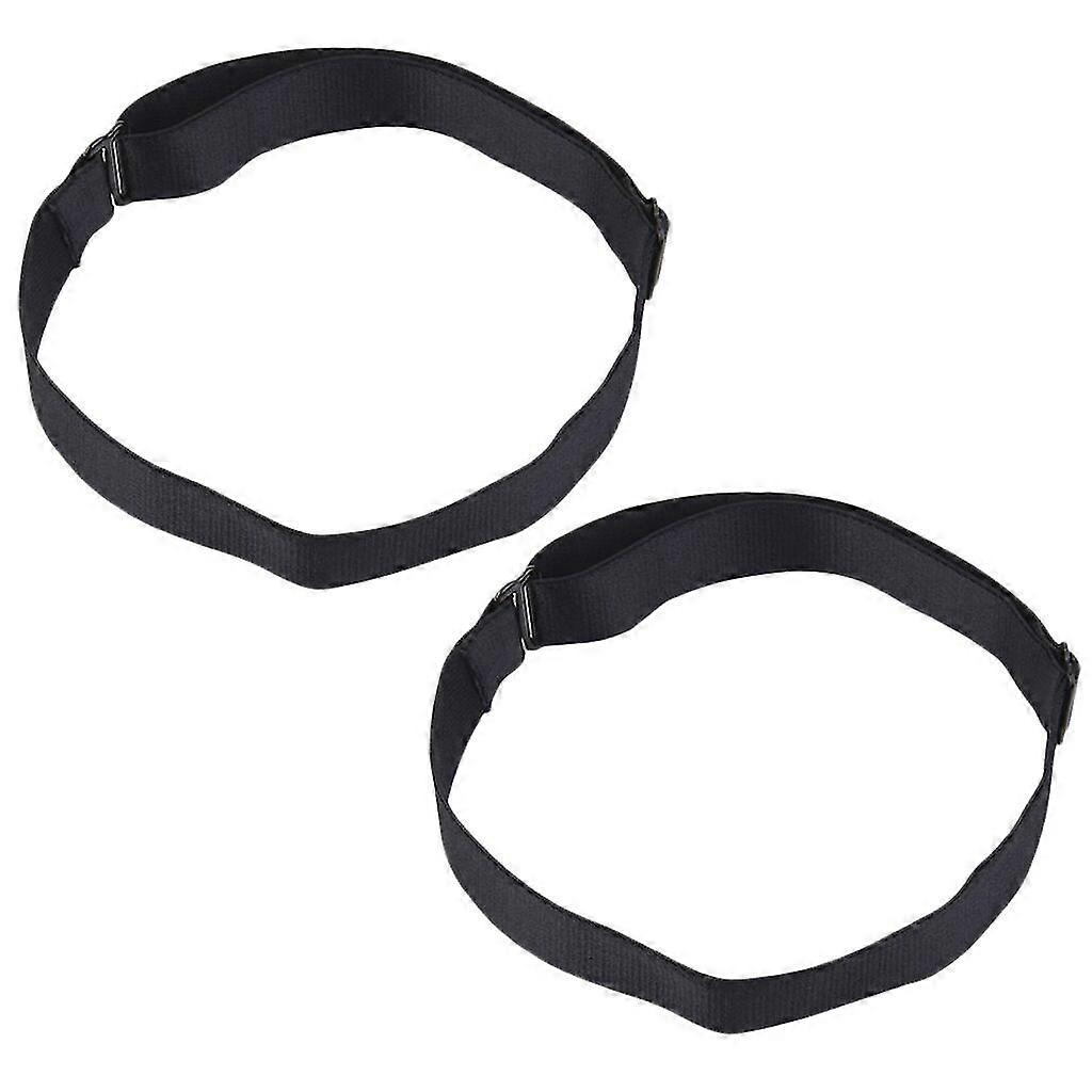 Pair of Women's Adjustable Punk Stretchy Leg Garters with Gothic Design