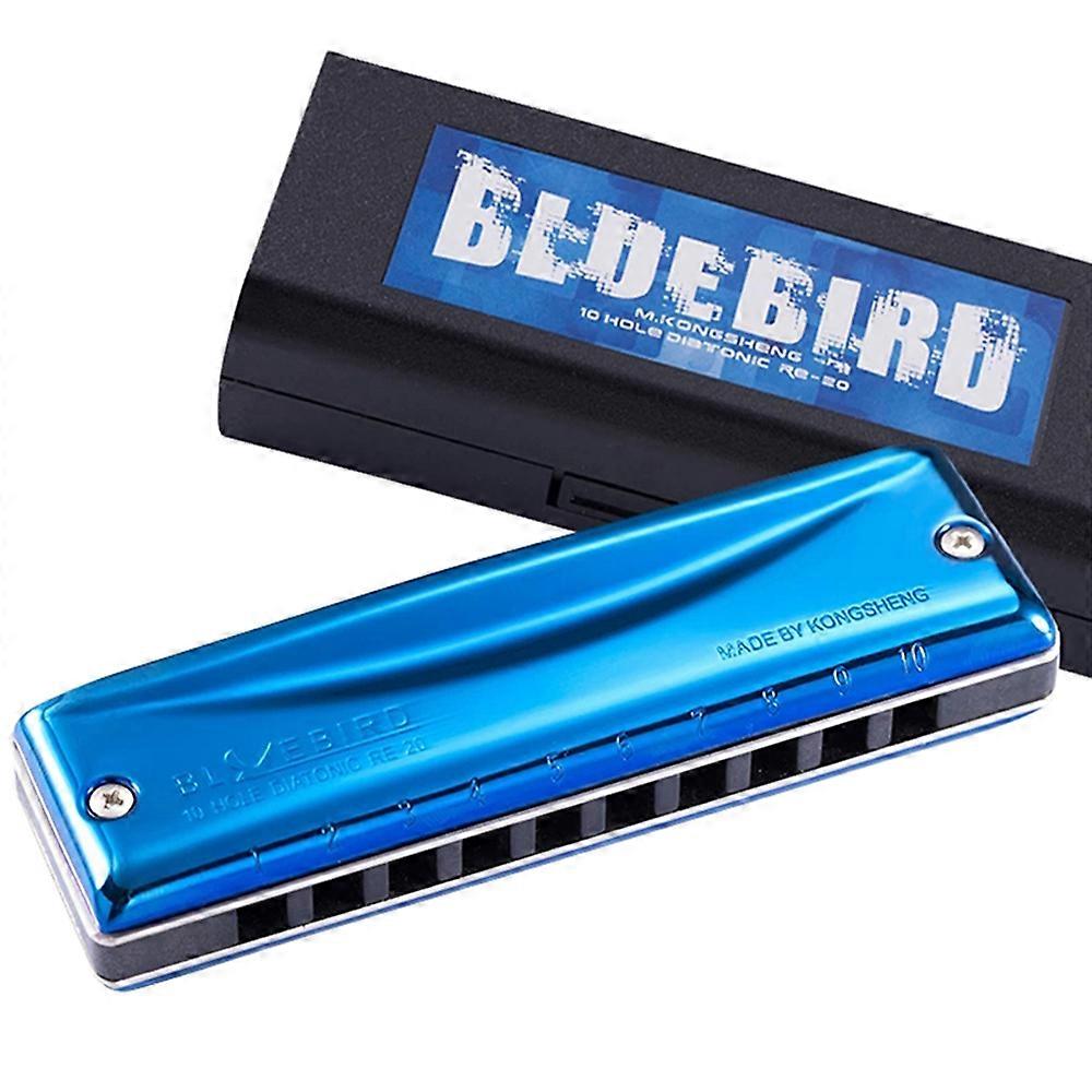 Diatonic Harmonica Bluebird 10 Hole Blues Harp Mouth Organ Key Of C A Bb G F Professional Musical Instruments Abs Comb