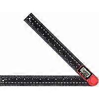 Rgle De Recherche D'Angle Numrique Lcd 12 Pouces 360 Outils De Mesure De Rapporteur 300Mm Mtre De Rgle Multifonctionnel En Nylon Avec Fonction Zro Et