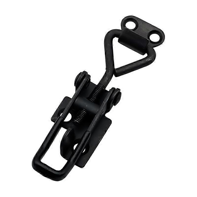 4 Pack Metal Toggle Latch,Box Closure Tension Lock Toggle Clamp Latch Adjustable(Black)