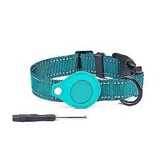Reflektierendes Airtag-Hundehalsband, Apple Air Tag Heavy Duty-Hundehalsband [breit
