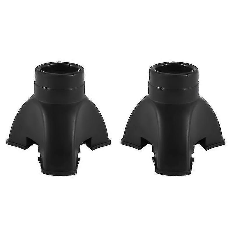 2x Walking Stick End Tripod Cane Tip Self Standing Rubber Non-slip End Bottom