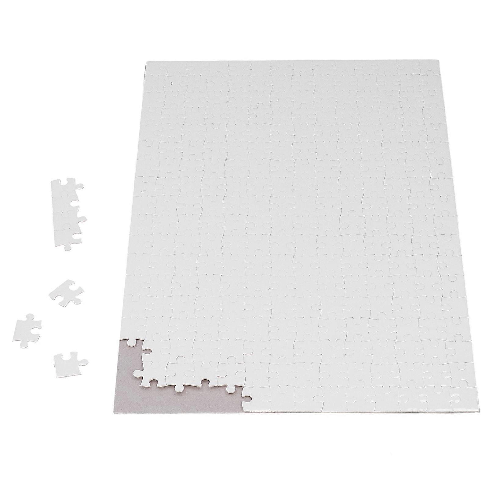 10 Ensembles DIY Blanc Puzzle Presse À Chaud Puzzle Sublimation Transfert Consommables A3 26x38.5cm 252pcs