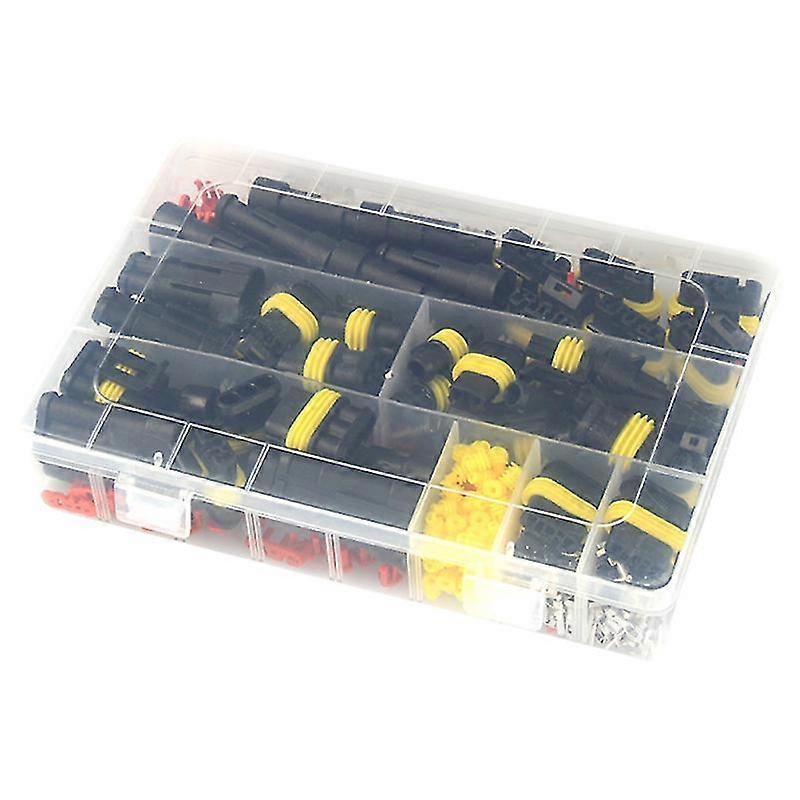1 Set Hid Waterproof Quick Connector Car Electrical Wire Connector Plug Kit