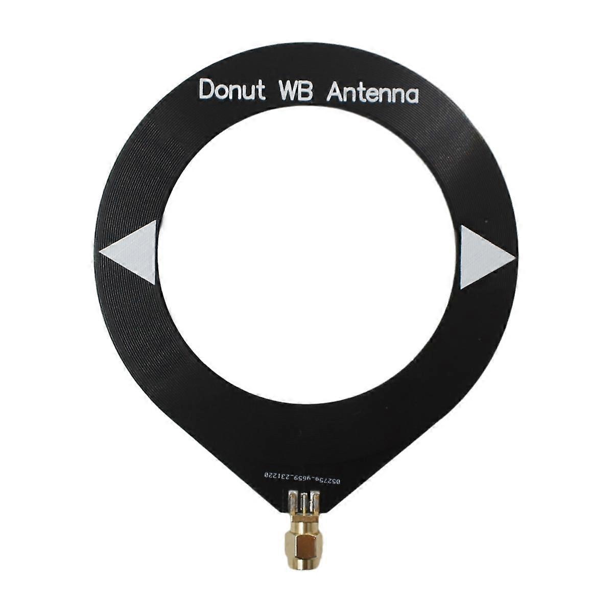 Donut Broadband Antenna Mini Loop Antenna 10kHz-180MHz Shortwave Antenna with Low Impedance Convert
