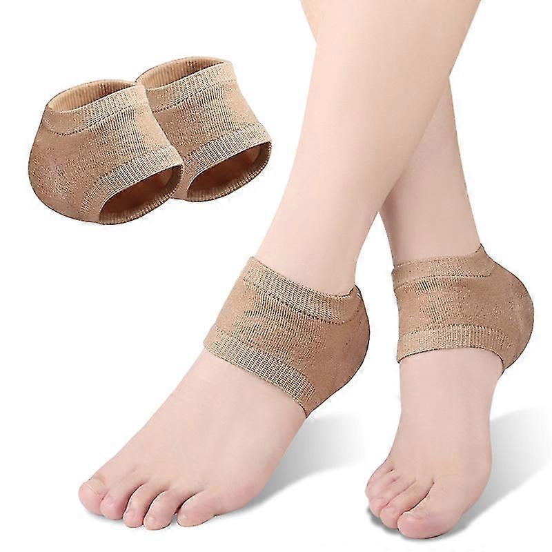 Gel Silicone Heel Protector Sleeve Heel Pads Heel Cups Plantar Fasciitis Support