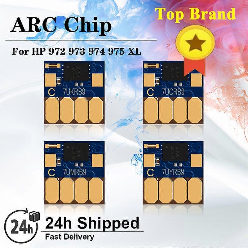 New ARC Chip For HP 972 973 974 975 972X 973X 974X 975X CISS For PageWide Pro 352dw 377dw 452dn 452dw 477dn 477dw 552dw Upgraded