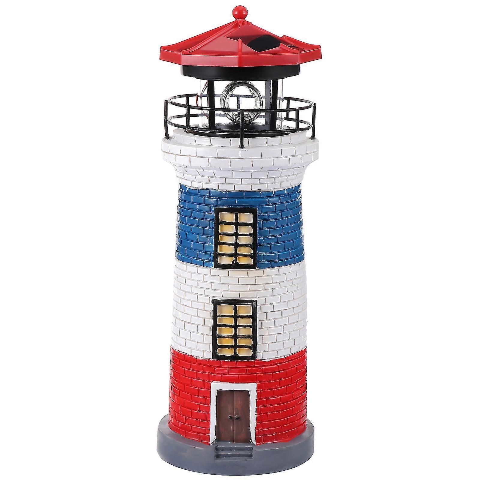delicate courtyard lighthouse solar lamp decorative lighthouse outdoor light