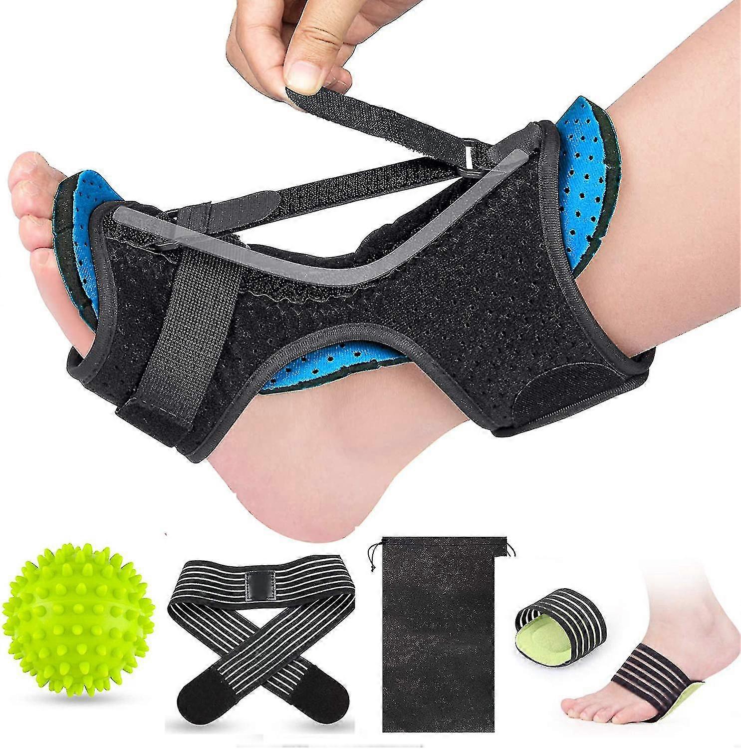 Plantar Fasciitis Night Splint Soft Medical Leg Brace Support