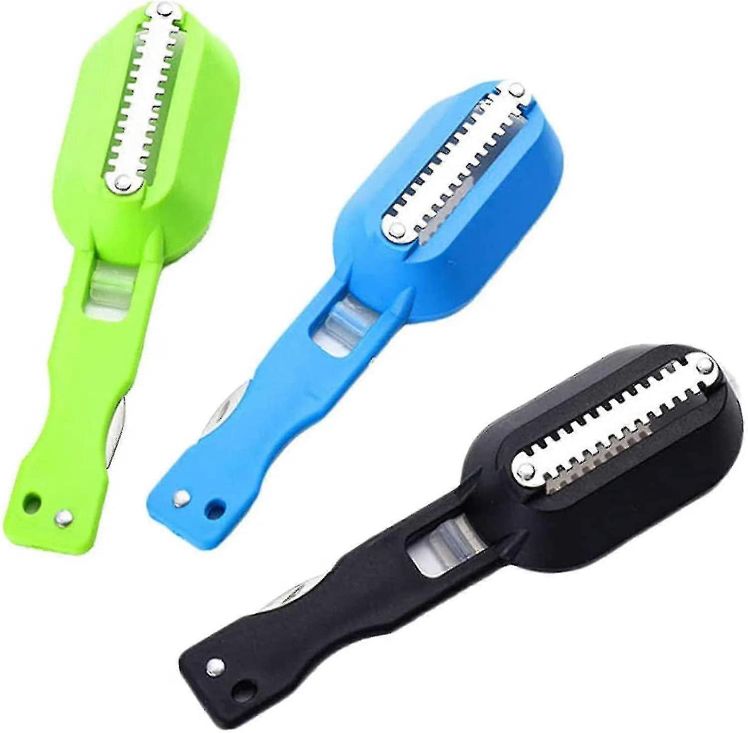 3pcs Fish Scale Scraper Fish Scale Fish Scale Remover Multifunctional Fish Scale Stainless Steel Fish Scale Scraper