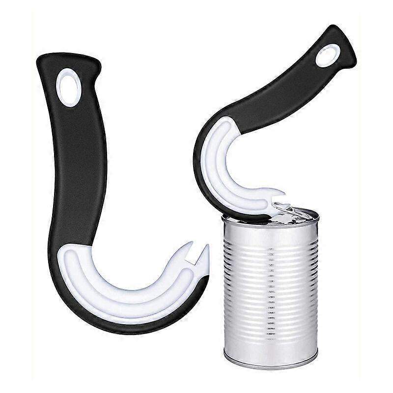 2pcs Easy Open Ring Can Opener Easy Pull Ring Can Opener Manual Ring Can Opener Ring Can Opener for Tin Cans Bottles