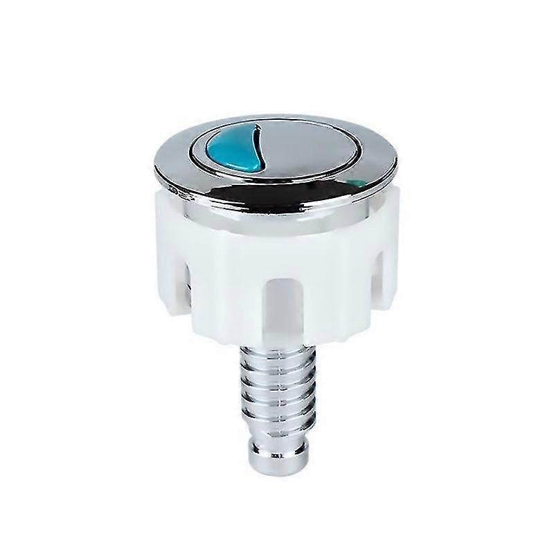 Toilet Push Button Dual Flush Water Saving Chrome For Ideal Cistern Tank Parts