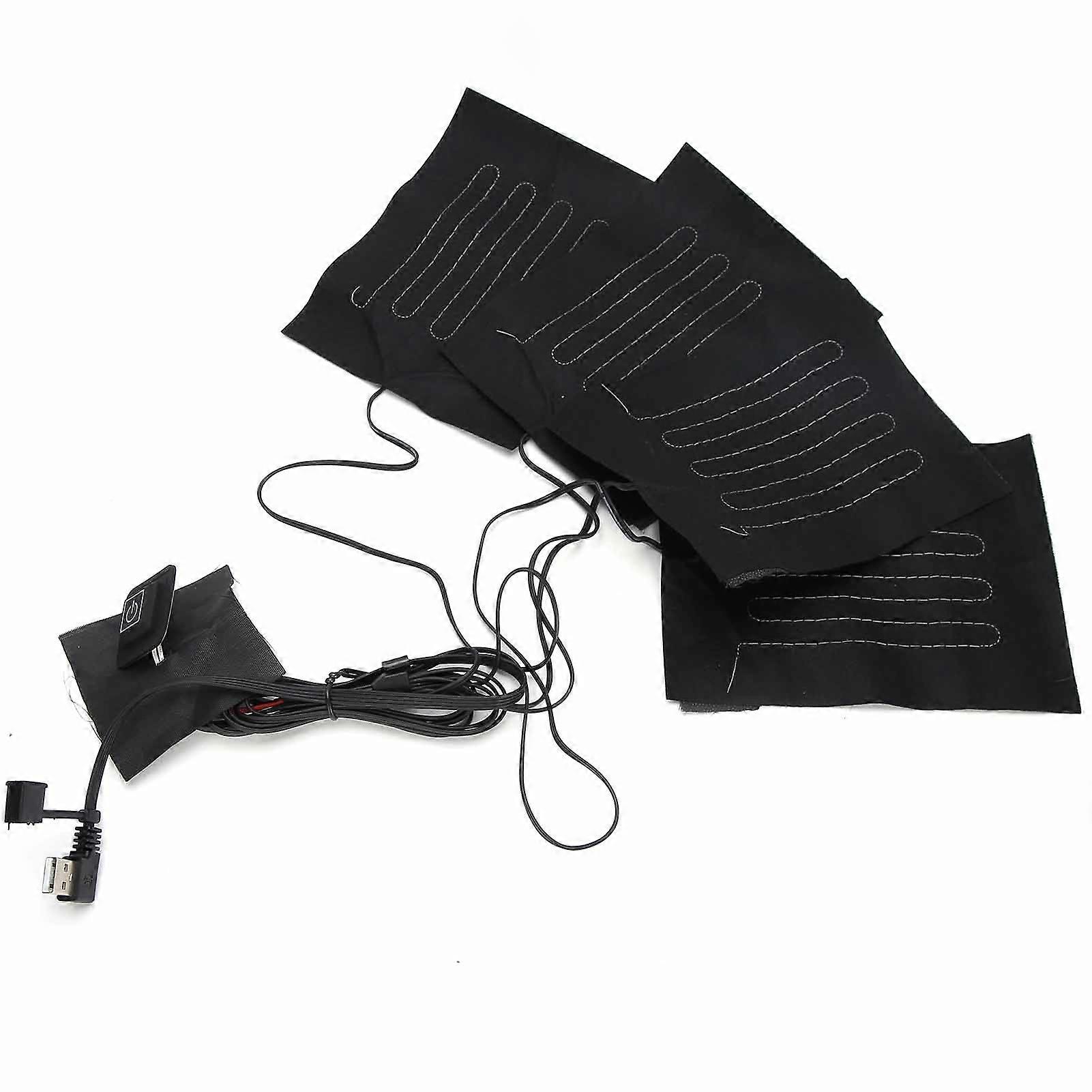 USB Electric Heating Pads Cloth Warming Heated Clothes Vest Jacket Pads Heater Sheet