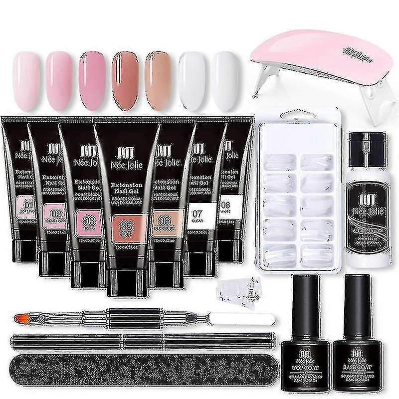 Nail Extension Gel Set 15ml Fast Light Therapy Nail Extension Gel