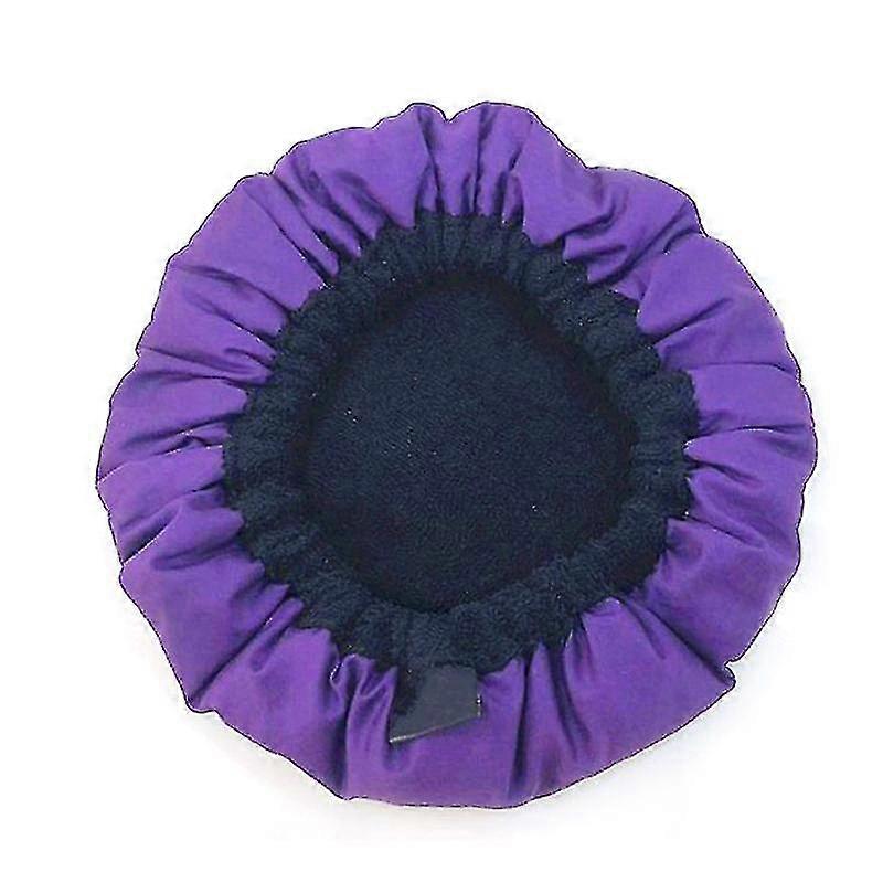 Flaxseed Care Cap Microwave Heating Steaming Cap Purple
