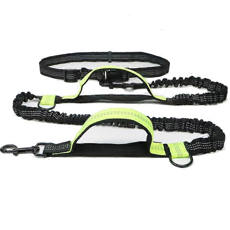 EVAGO Dog Leash Adjustable Walking Running Dog Leash with Control Safety Padded Handle and Heavy Duty Clasp for Small Medium Large Dogs Reflective Sti
