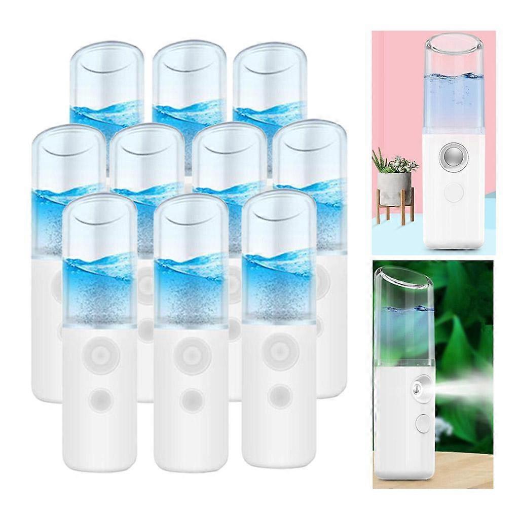 10x USB  Mist Spray Face Facial Moisturizing Handy Atomization Mister