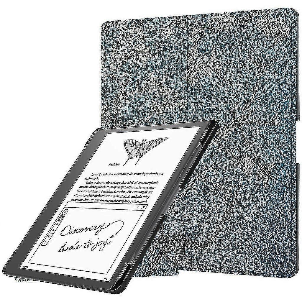 För Kindle Scribe 10,2 tum 2022 Release Multi-vikbart stativ Läderfodral
