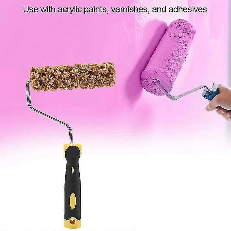 M60 Seaweed Sponge Roller Brush Imitation Seaweed Sponge Roller Pattern Liquid Wallpaper Paint Text