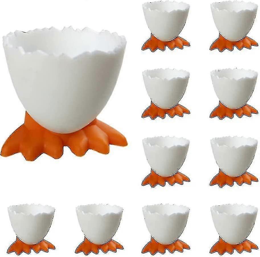 11 Pcs Egg Cups Cartoon Egg Holders Soft Hard Boiled Egg Cups For Breakfast