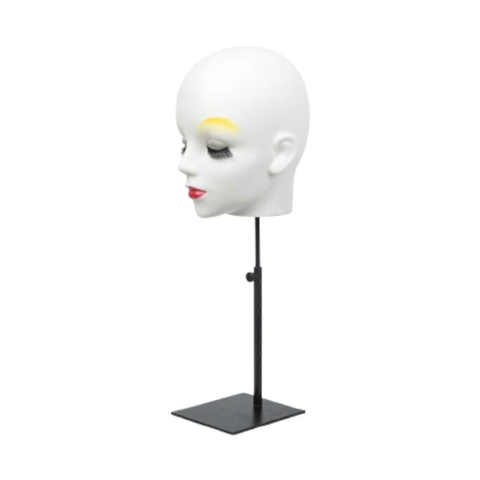 Donna manichino testa portatile cappello display titolare per casa salone styling asciugatura