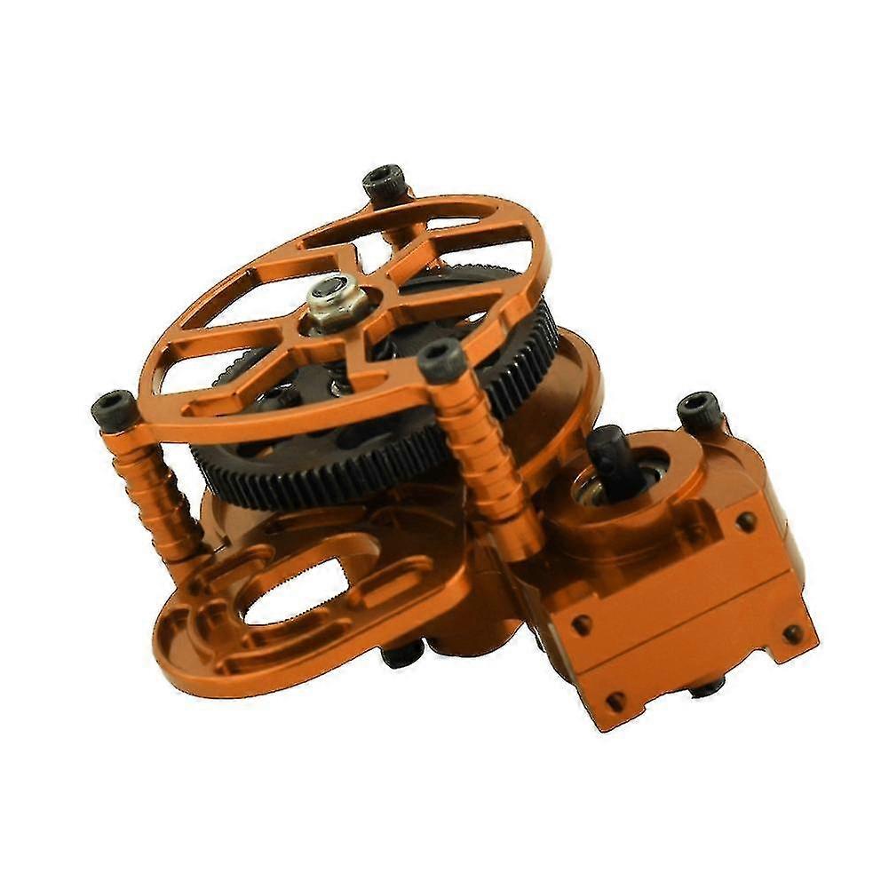 フルメタル組み立てトランスミッションギアボックス、黄色