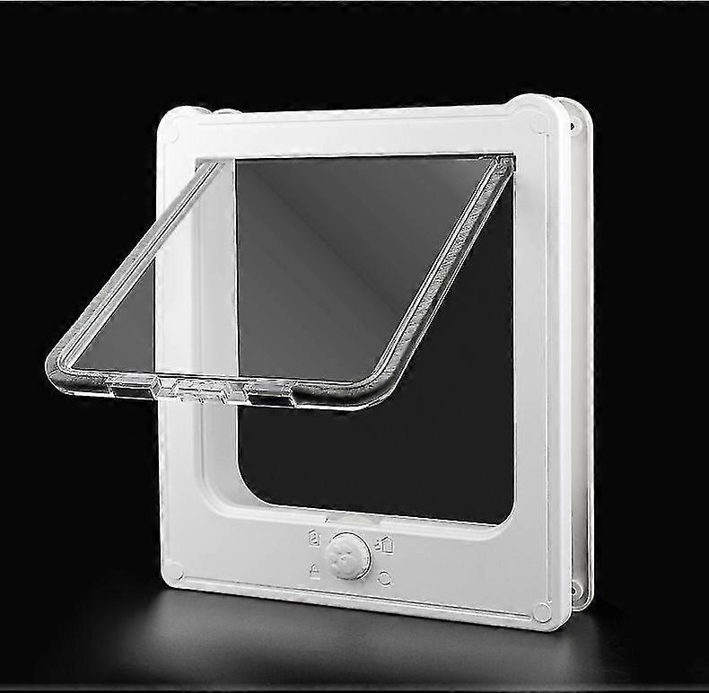 エコフレンドリーマイクロチップペットドアスライディングインサート猫ブロッキングチップドッグドアゲート安全磁気ドッグキャットドア