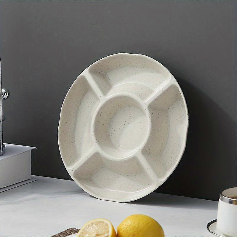 1pc, Fruit Plate, Creative Nut Plates 3 Sizes, Dried Fruit Plate, Plastic Snack Plates, Divided Candy Plate, Dessert Plate, Food Container, Fruit Tray