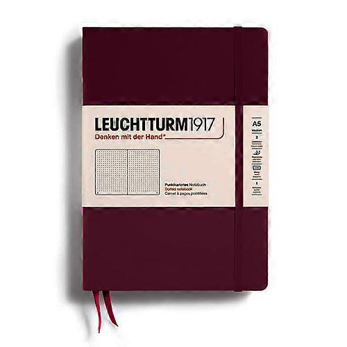 Leuchtturm High Quality Hardcover Numbered Pages Dotted Notebook A5 (Red)