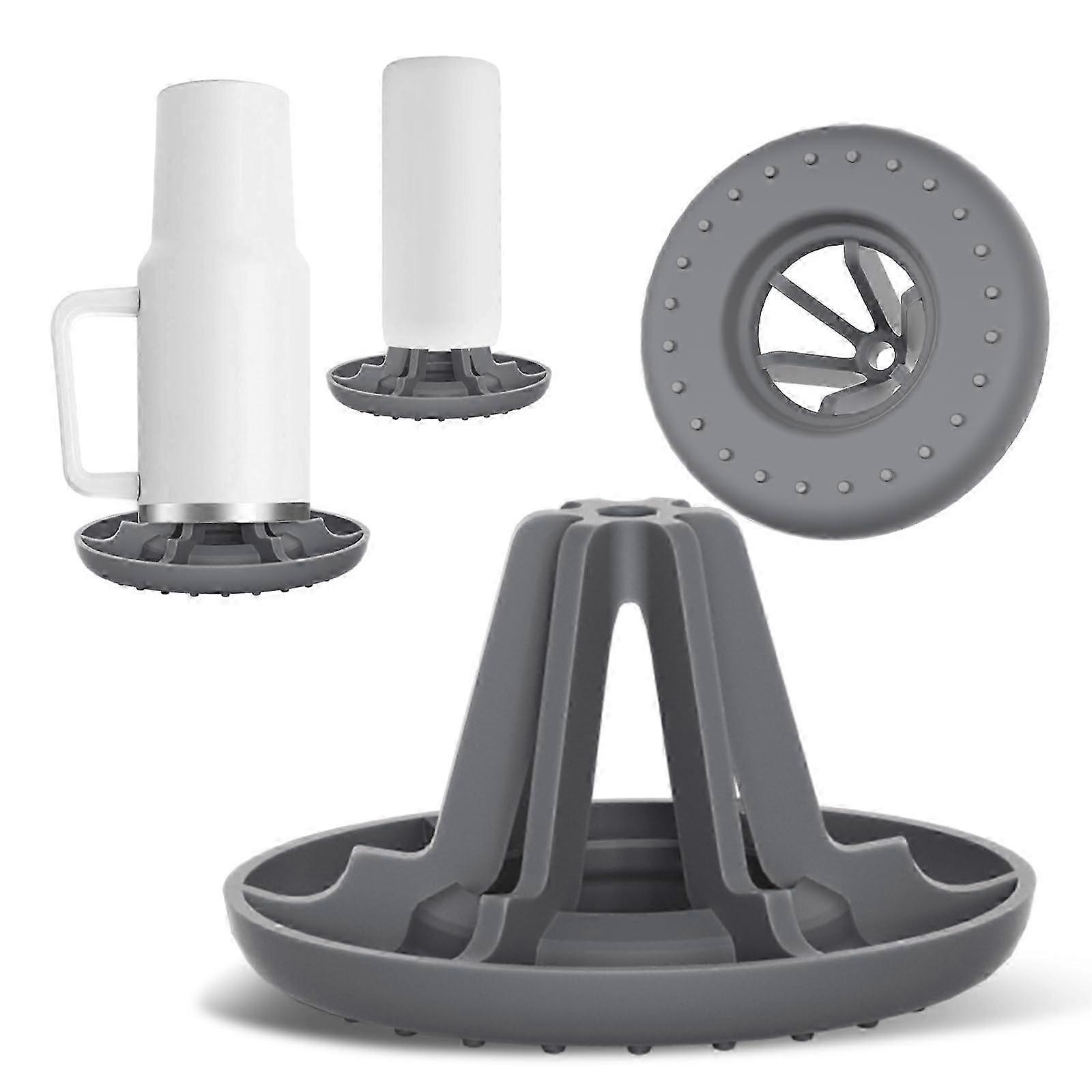 Bottle Drying Rack - Air Convection Fast Drying Bottle Rack - Silicone Bottle Rack Dryer for Multiple Container Sizes