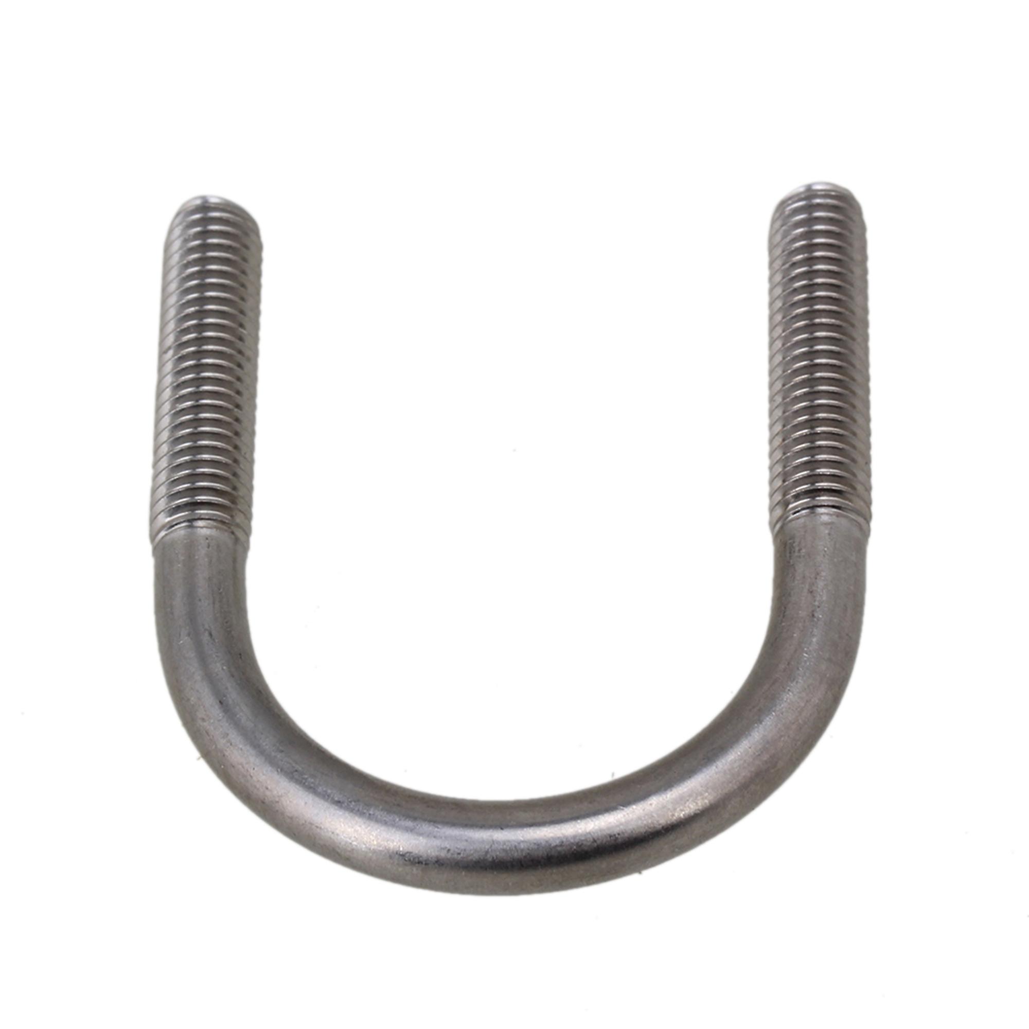 5pcs M6 Steel U-Bolts U-Screws For 27mm Dia Pipe Installation Fixed Part