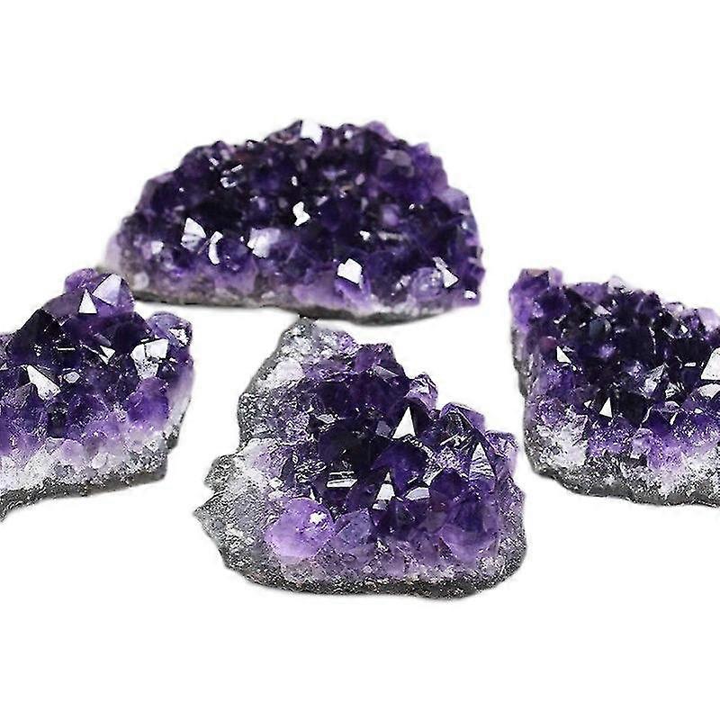 Amethyst block raw stone demagnetization purification mineral specimen ornament