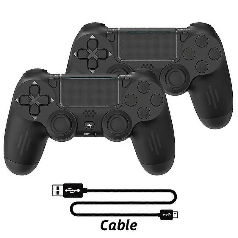DATA FROG Wireless Controller for PS4 Gamepad with Vibration Speaker and Stereo Headset Jack Joystick for PC/PS4 Slim/Pro