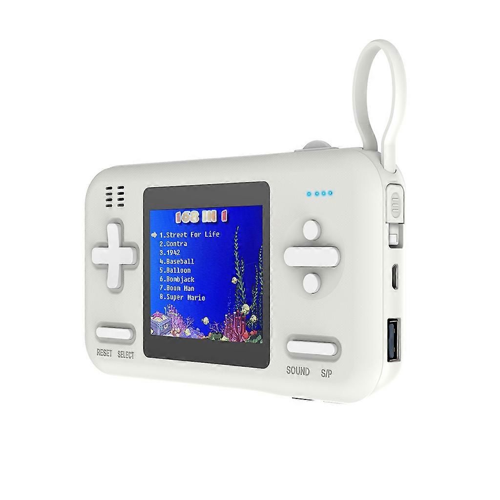 Handheld Game Console 2.8" Color Screen Retro Game Player Built-in 416 Games with 8000mAh Fast Charger Power Bank, 48H for Play for Time