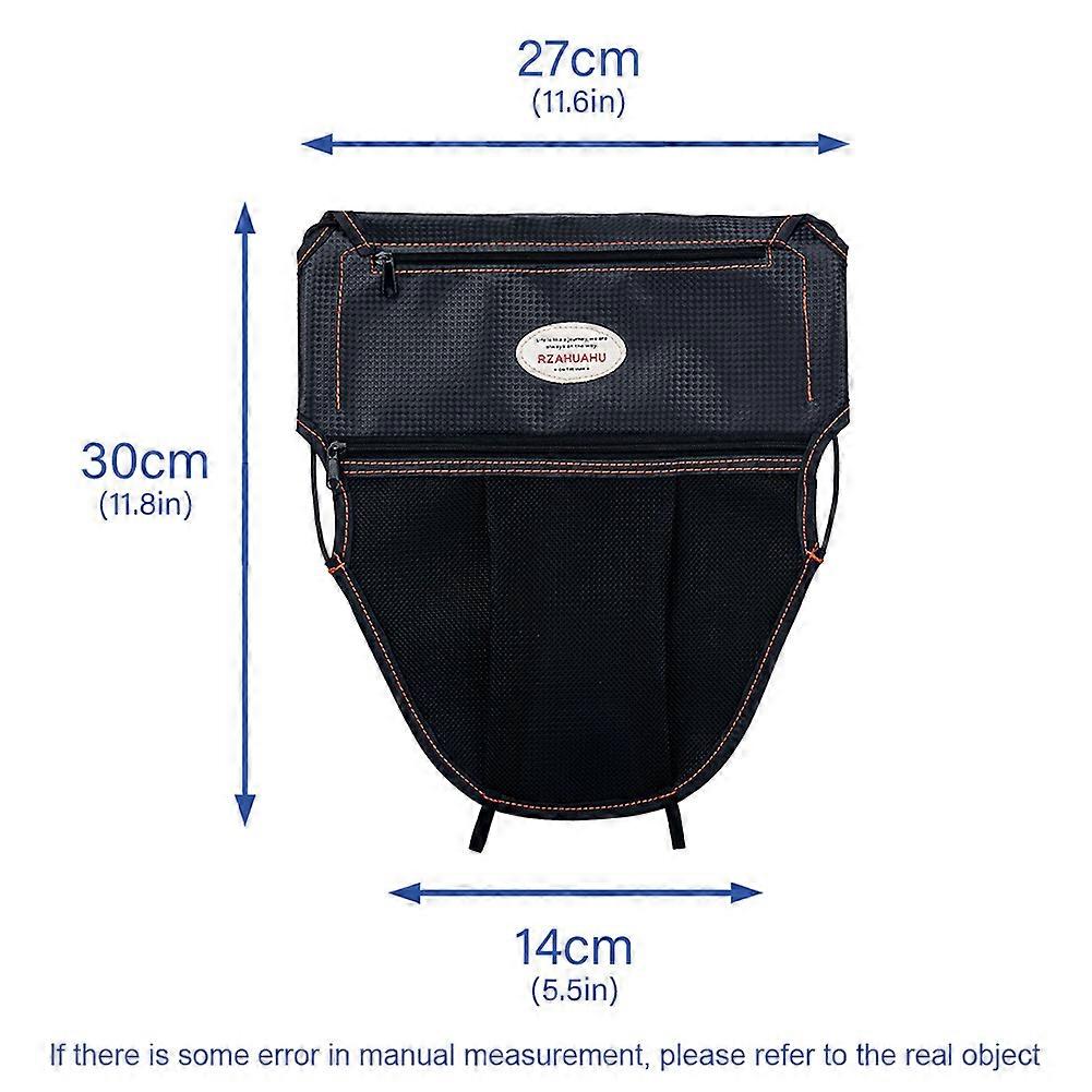 Scooter Under Seat Storage Pouch Practical PU Leather Motorcycle Under Seat Organizer Bag Modification Accessories Tool Storage