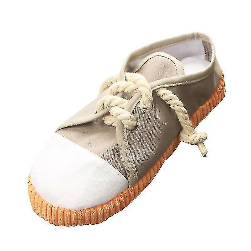 Qian Simulation Canvas Shoes Pet Sounding Toy Dog Molar Cleaning Supplies To Relieve Boredom-style 5