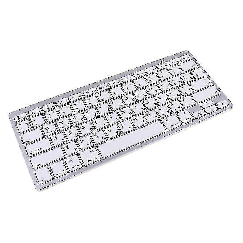 Russian Mini Wireless Bluetooth-compatible 3.0 Slim Keyboard For Windows Pc