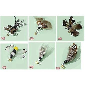 6 Pcs Cat Wand Attachments Cat Teasing Wand Toys Replacement Cat Toys For Indoor
